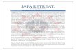 Japa Retreat 2008 - Agenda