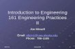 Introduction to Engineering 1612