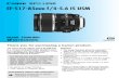 Canon EF S 17 85mm f 4 5.6 is USM Lens