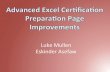Excel Certification Site Audit