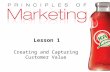 Lesson 1-Creating and Capturing Customer Value