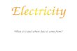 Electricty Presentation