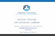 Fremont Consulting Service Overview Contractor Lookbook