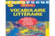 Vocabulaire Littéraire 1997