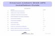 Emerson Liebert 3kVA UPS Installation Guide11!17!14