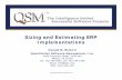 Beckett Sizing and Estimating ERP Implementations 1