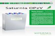 Catálogo baterias Saturnia OPzV