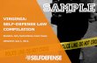VA Self-Defense Law Compilation SAMPLE
