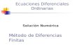 EDO Diferencias Finitas 2015 -I
