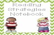 reading strategies notebook cover