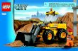 7630 City Frontend Loader Lego Instructions