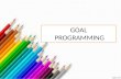 Goal Programming New1