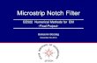 Microstrip Notch Filter