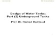 Design for Underground Water Tank