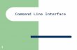 Lecture2-Command Line Interface