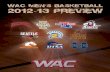 2012-13 WAC Mbball Preview