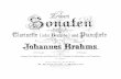 Brahms Clarinet Sonata 1