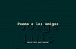 Borges - Poema a Los Amigos