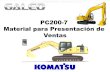 Material Presentacion Ventas Excavadora Hidraulica Pc200 7 Komatsu Galeo
