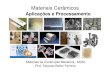 15-Materiais Cerâmicos - Aplicações e Processamento