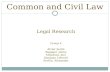 Civil and Common Law