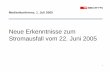 Neue Erkenntnisse zum Stromausfall vom 22 Juni 2005 Schweizer Eisenbahn