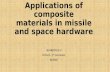 Applications of composites in missiles and space hardware.