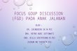 Focus Goup Discussion (FGD) Pada Anak Jalanan