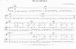 The Cranberries Zombie SheetMusicDownload