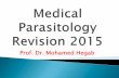 Parasitology Revision 2015