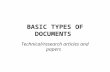 9 Basic Types of Documents