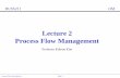 Lecture 2. Process Flow Management