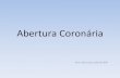 Abertura coronária - Endodontia