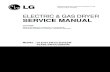 DLE2512W LG Electric Dryer Repair Service Manual