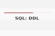 SQL-Lenguaje de Definicion de Datos-DDL