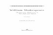 Literature - Critical Companion to William Shakespeare