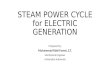 Steam Power Cycle for Electric Generation