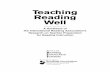 book titled teaching reading well
