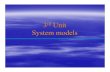 Software Engineering Unit 3-System Models