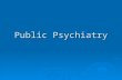 Public Psychiatry