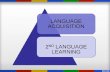 First Lang Acquisition-language Learning