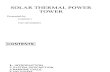 Solar Thermal Updraft Power Tower