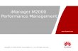ONW310430 IManager M2000 V200R011 Performance Management ISSUE1.01