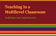 Teaching ESL in a Multilevel Classroom