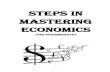 Steps in Mastering Economics i