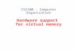 Cs2100 17 Virtual Memory