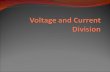 Voltage Current Dividers