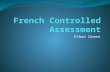 French Controlled Assessment help guide