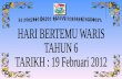 HARI-BERTEMU-WARIS TAHUN 6-2012.ppt