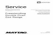 16023415 Maytag Gemini Freestanding Double Oven Gas Range Service Manual